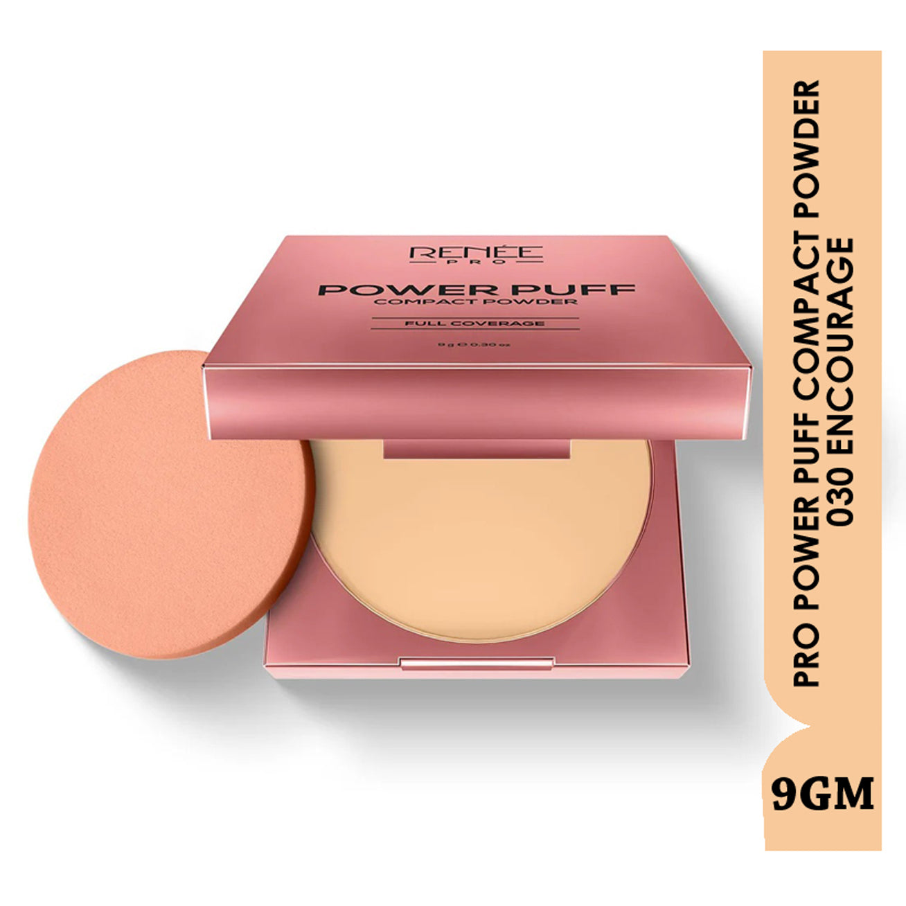 Renee Pro Power Puff Compact Powder 9G