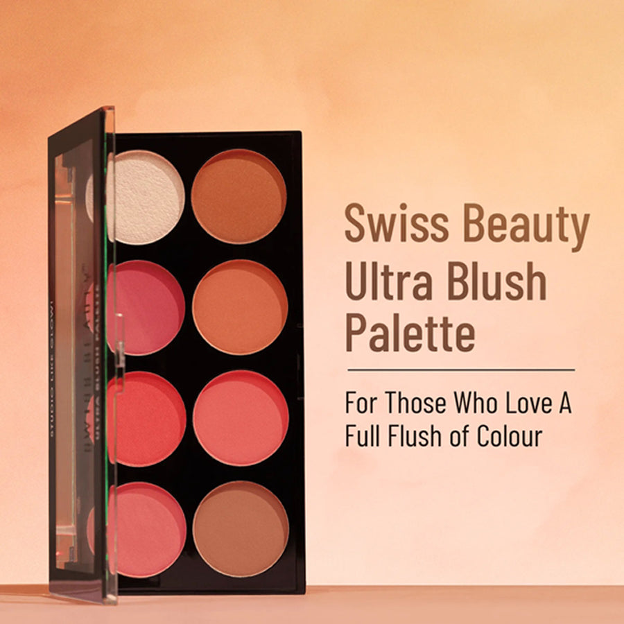 Swiss Beauty Ultra Blush Palette 16G
