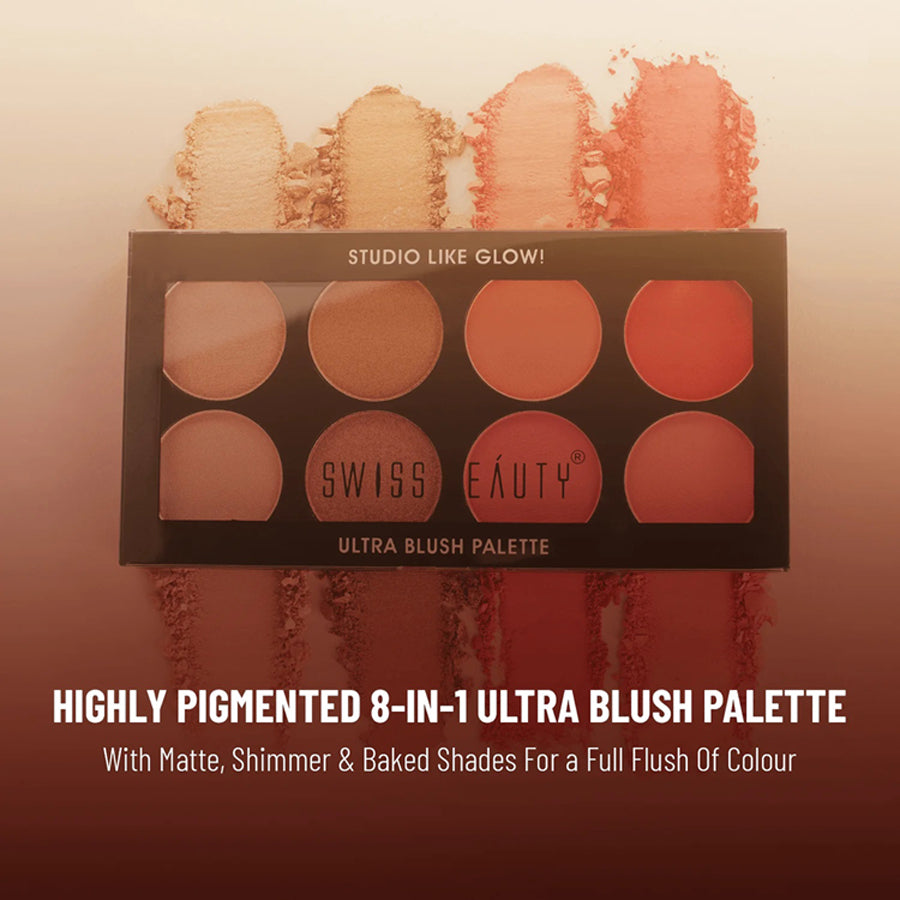 Swiss Beauty Ultra Blush Palette 16G