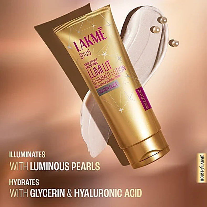Lakme Lumi Lit Shimmer Lotion With Highlighter 100Ml