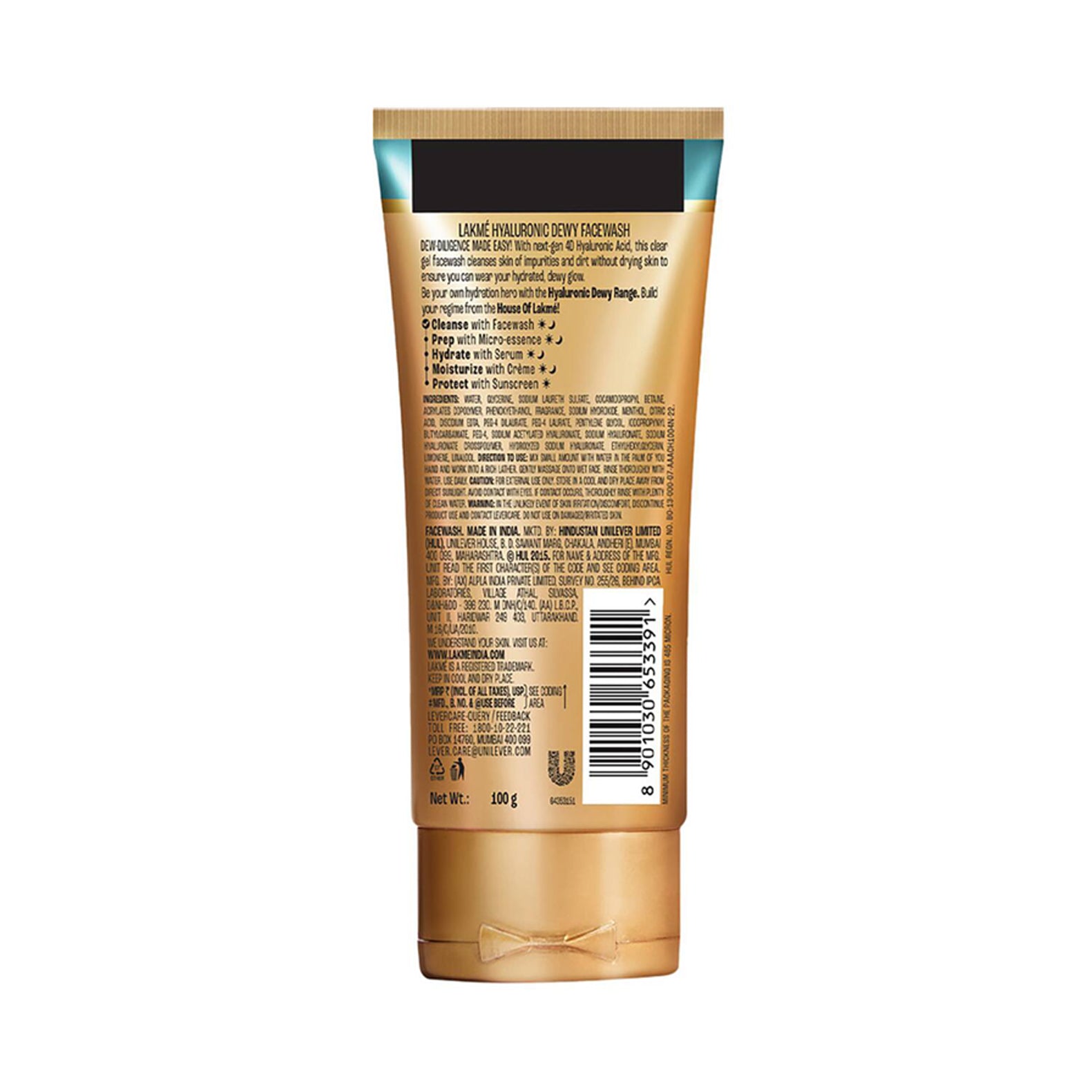 Lakme Hyaluronic Dewy Face Wash