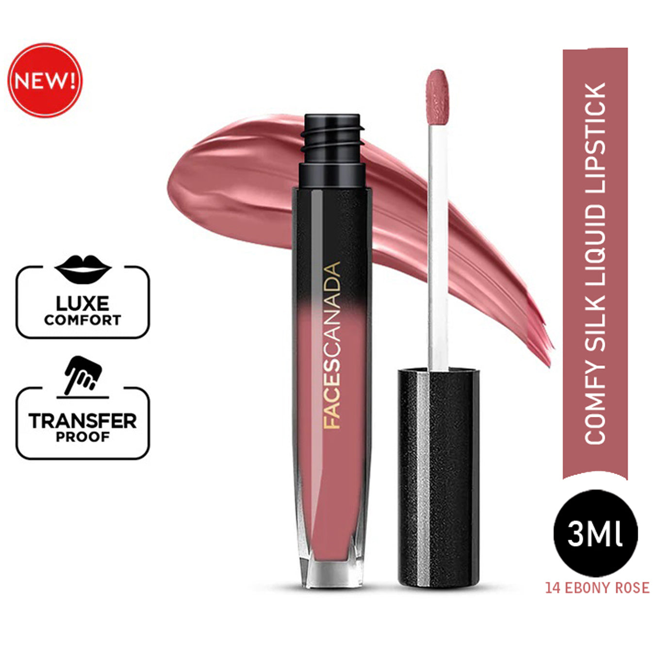 Faces Comfy Silk Liquid Lip Color 3Ml