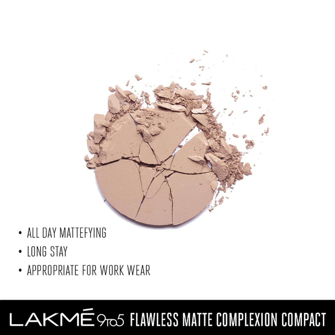Lakme 9 To 5 Powerplay Matte Compact 8G