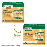 Natures Advanced Glowing Gold Facial Kit