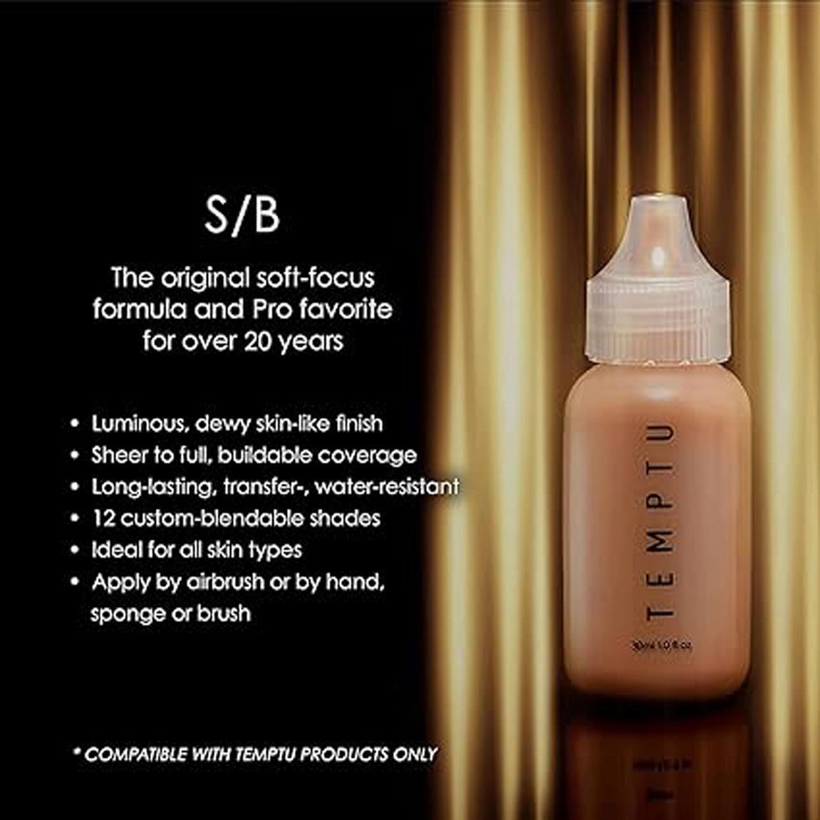 Temptu S/B Airbrush Foundation 30Ml