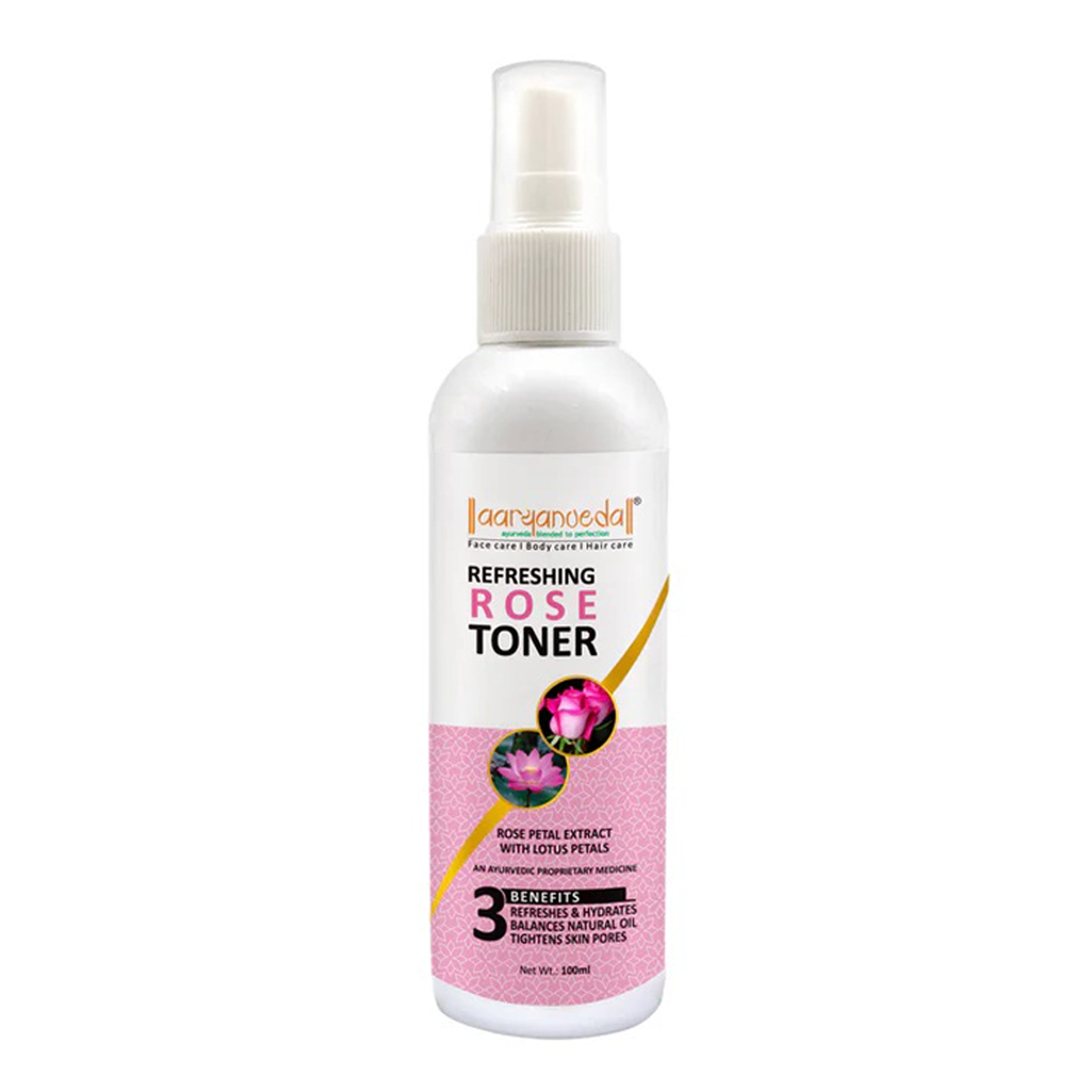Aaryanveda Refresing Rose Toner 100Ml