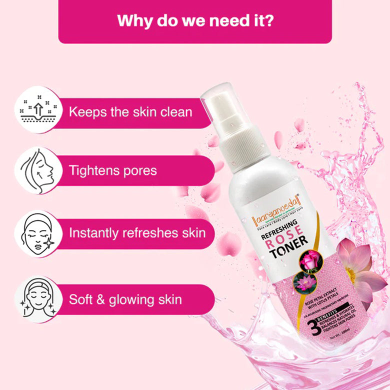 Aaryanveda Refresing Rose Toner 100Ml