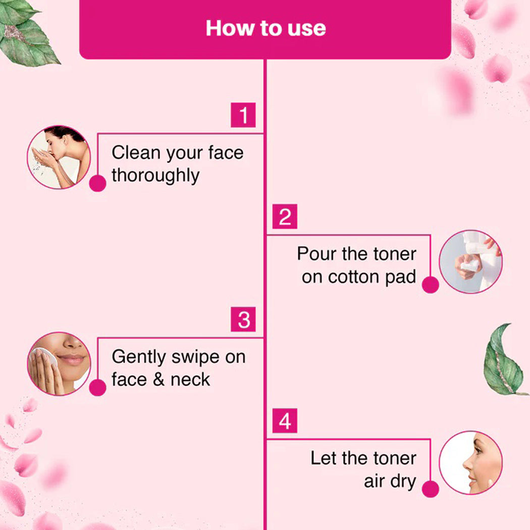 Aaryanveda Refresing Rose Toner 100Ml