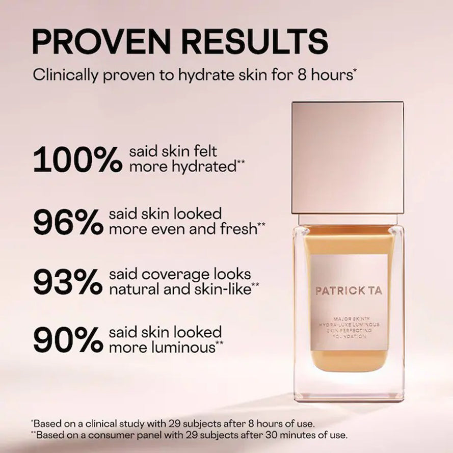 Patrick Ta Major Skin Hydra Luxe Luminous Skin Perfecting Foundation 30Ml