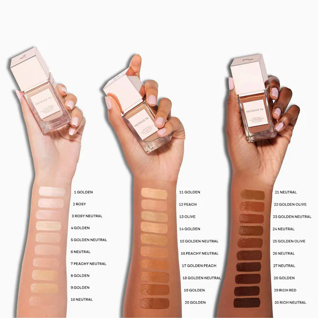 Patrick Ta Major Skin Hydra Luxe Luminous Skin Perfecting Foundation 30Ml