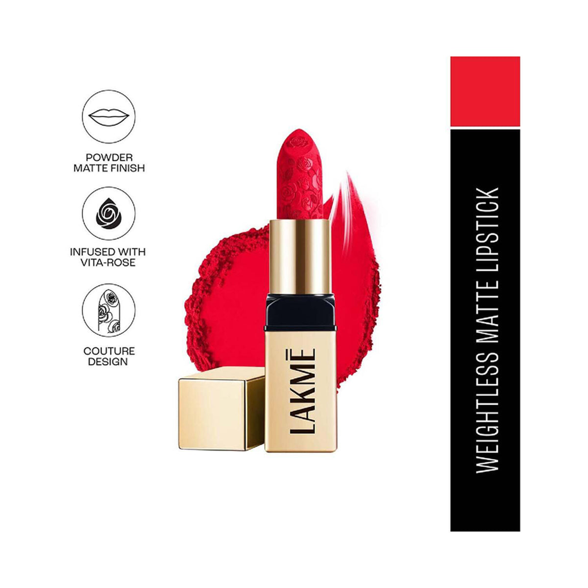 Lakme Rouge Bloom Powder Bullet Lipstick 4G