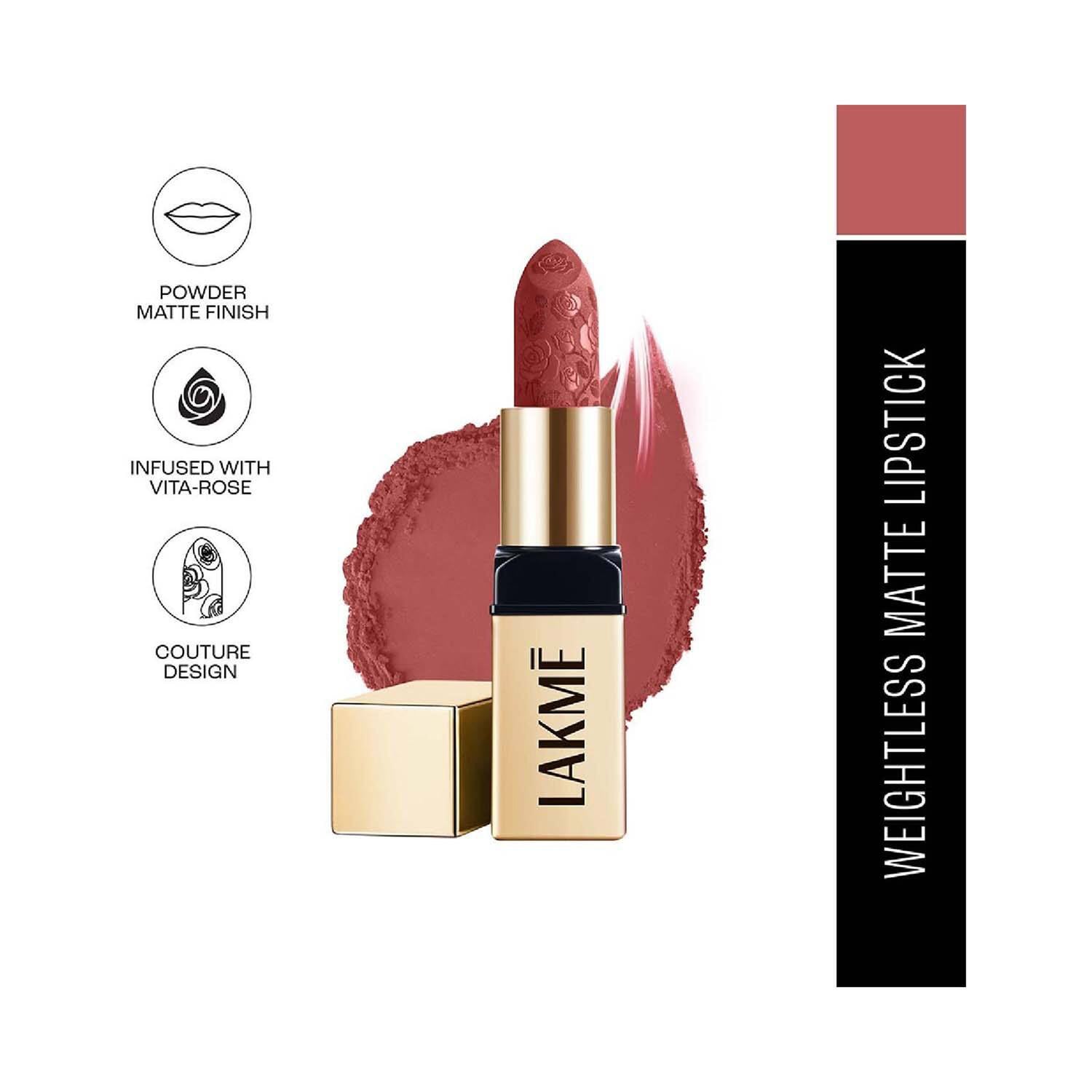 Lakme Rouge Bloom Powder Bullet Lipstick 4G