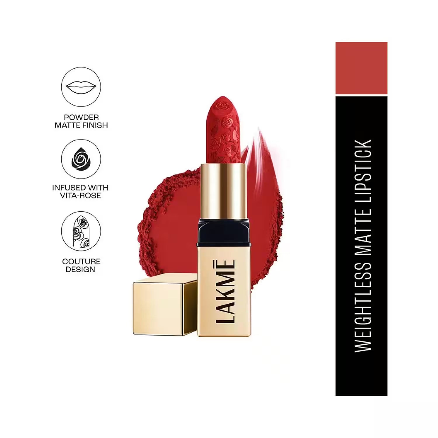 Lakme Rouge Bloom Powder Bullet Lipstick 4G