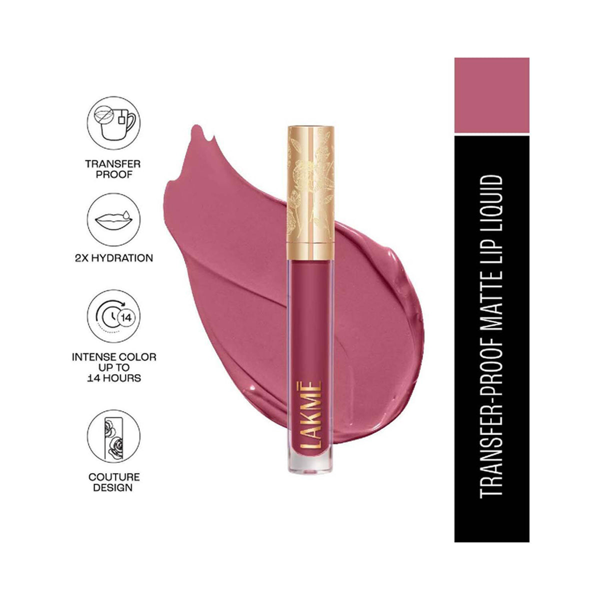 Lakme Bloom Matte Lip Liquid Lipstick 3Ml
