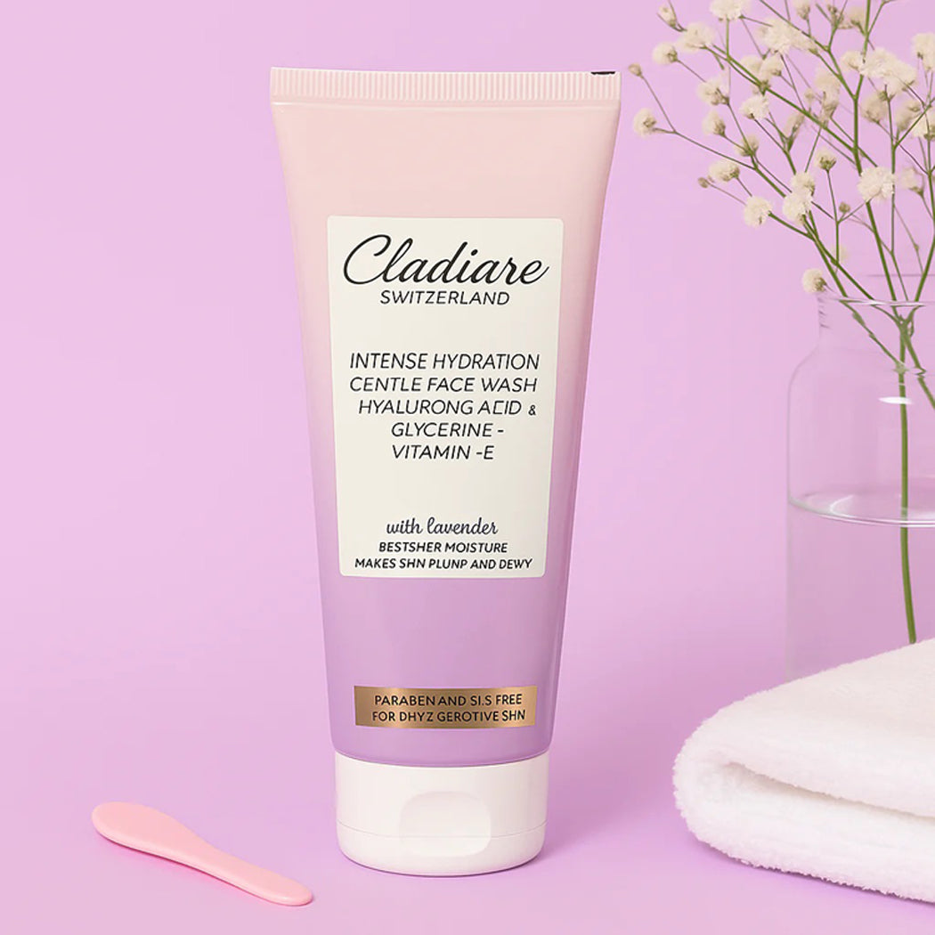 Cladiare Intense Hydration Gentle Face Wash Wild Lavender