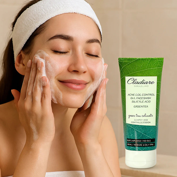 Cladiare Acne Oil Control Gel Face Wash With Green Tea Extracts