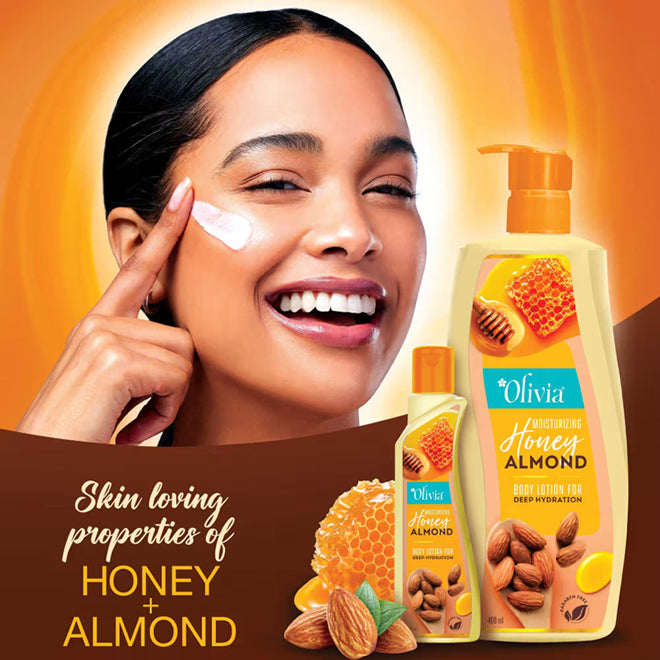 Olivia Honey Almond Moisturizer For Deep Hydration