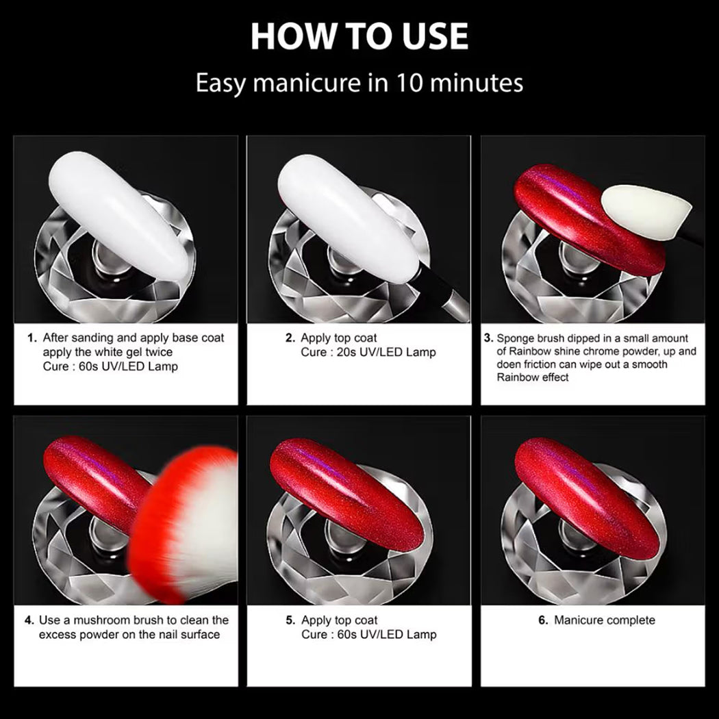 Shills Chrome Powder Rainbow Shine 1G