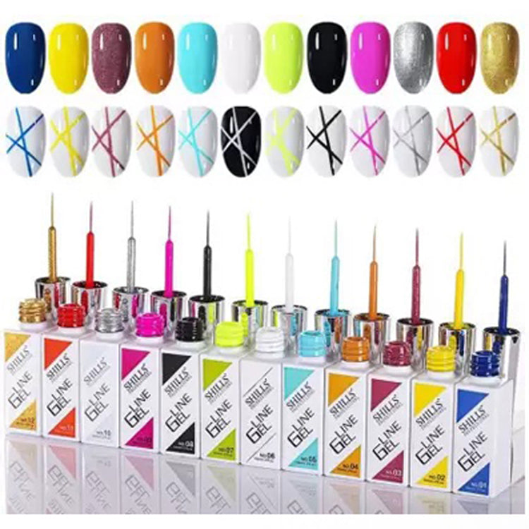 Shills Gel Liner Art 12 Colors