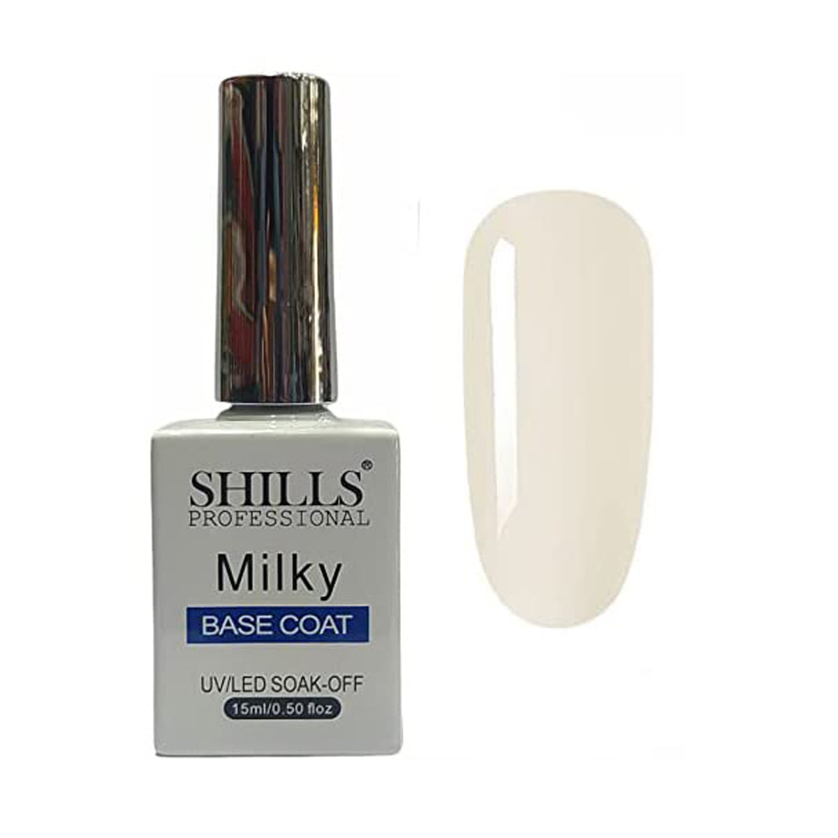 Shills Milky Base Coat Uv/Led Soak-Off 15Ml