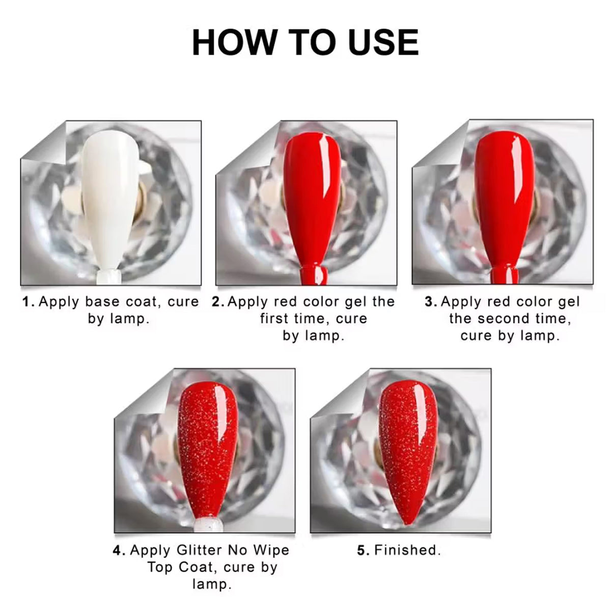 Shills Glitter Top Coat 15Ml