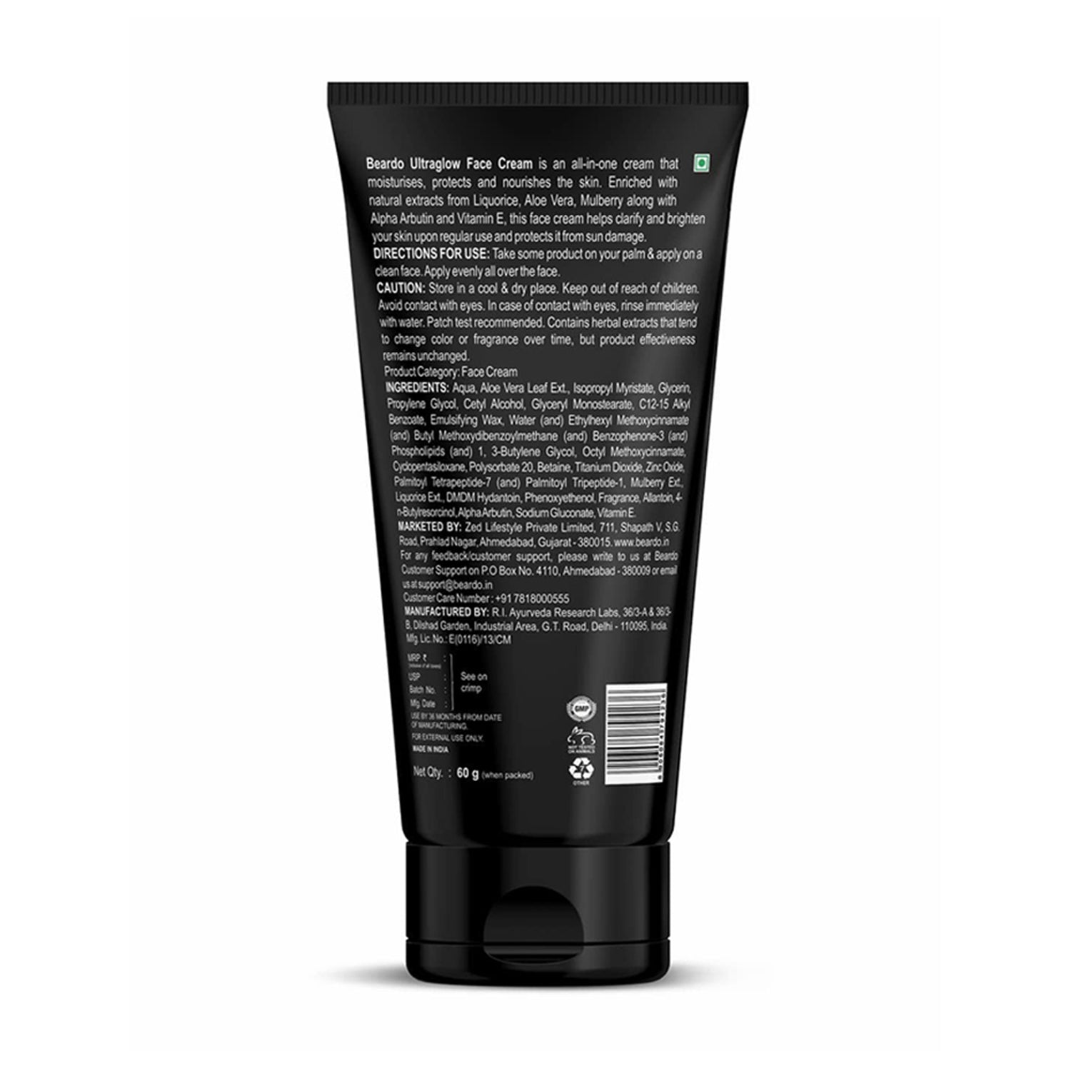 Beardo Ultra Glow Face Cream 60G