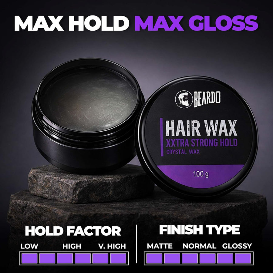Beardo Hair Wax Xxtra Strong Hold Crystal Wax
