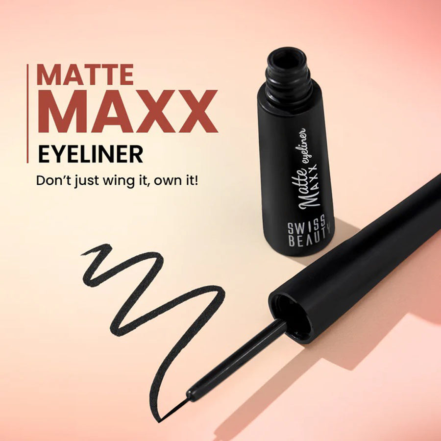 Swiss Beauty Matte Maxx Eyeliner 4G