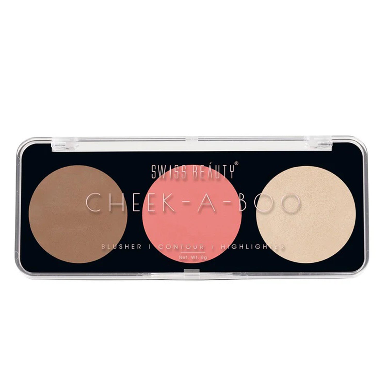 Swiss Beauty Cheek-A-Boo Contour Blusher Highlighter 8G
