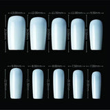 Shills Full Cover Nail Tips Ys01-Natural Nail 500Pcs