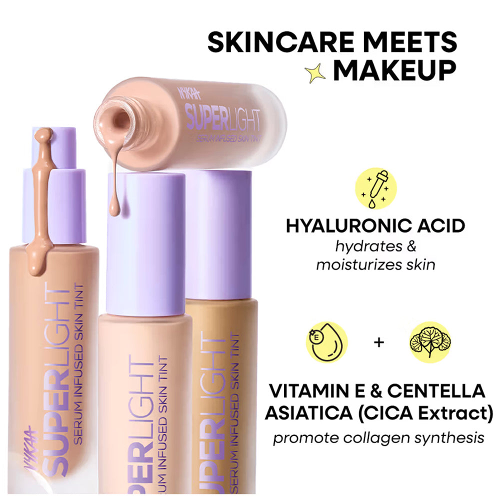 Nykaa Superlight Serum Skin Tint Foundation 30Ml
