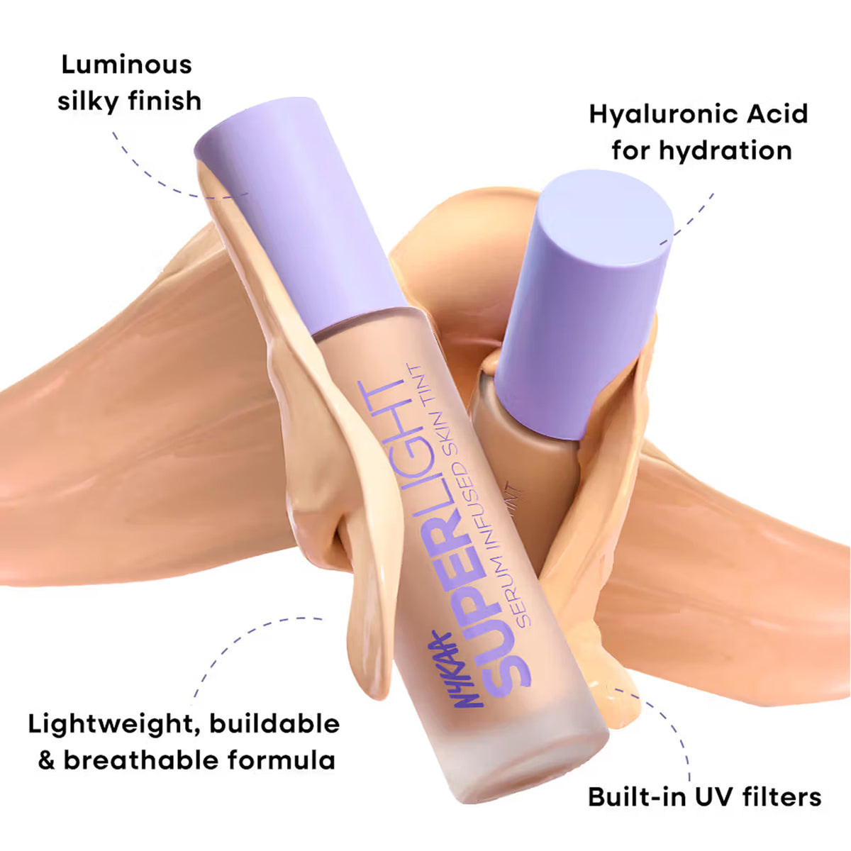 Nykaa Superlight Serum Skin Tint Foundation 30Ml