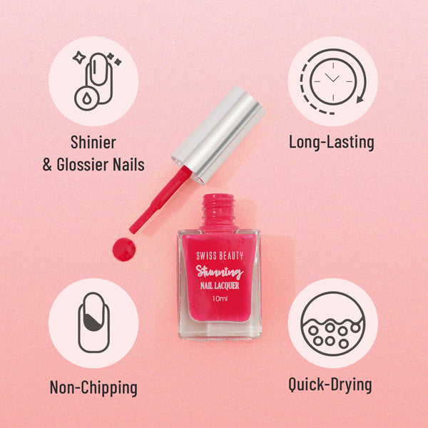 Swiss Beauty Stunning Nail Lacquer 10Ml