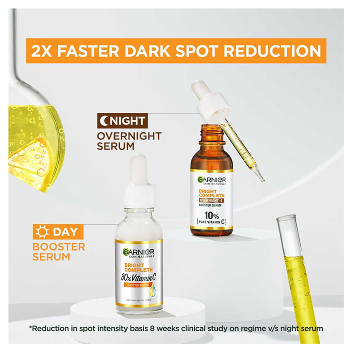 Garnier Vitamin C Day+Night Serum 15Ml+15Ml