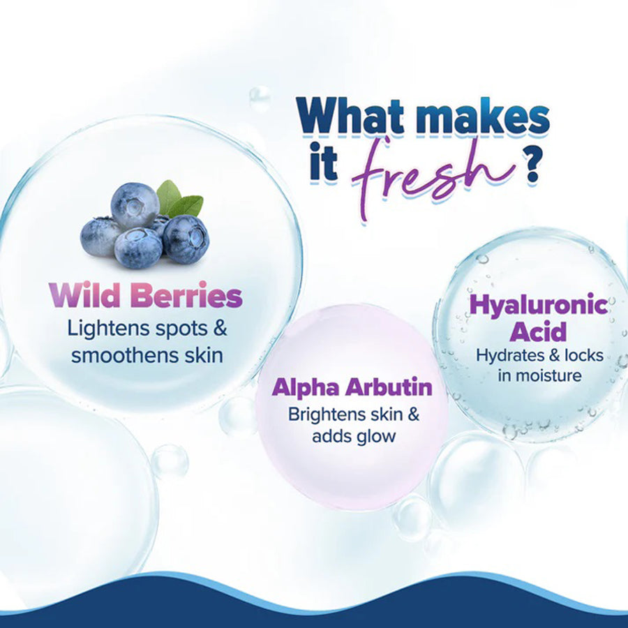 Aqualogica Illuminate Hydra Gel Moisturizer Wild Berries & Alpha Arbutin