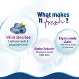 Aqualogica Illuminate Hydra Gel Moisturizer Wild Berries & Alpha Arbutin