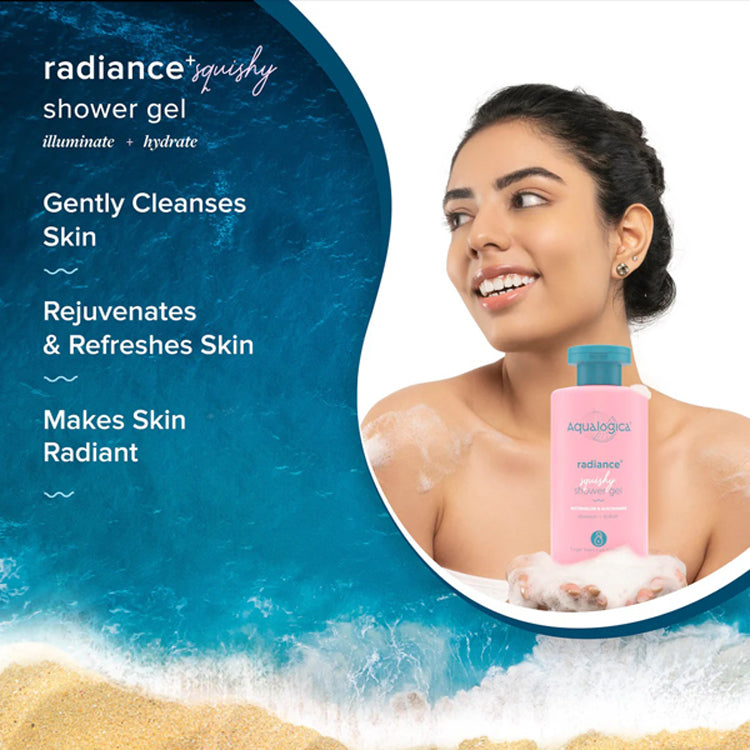 Aqualogica Squishy Shower Gel Watermelon & Niacinamide