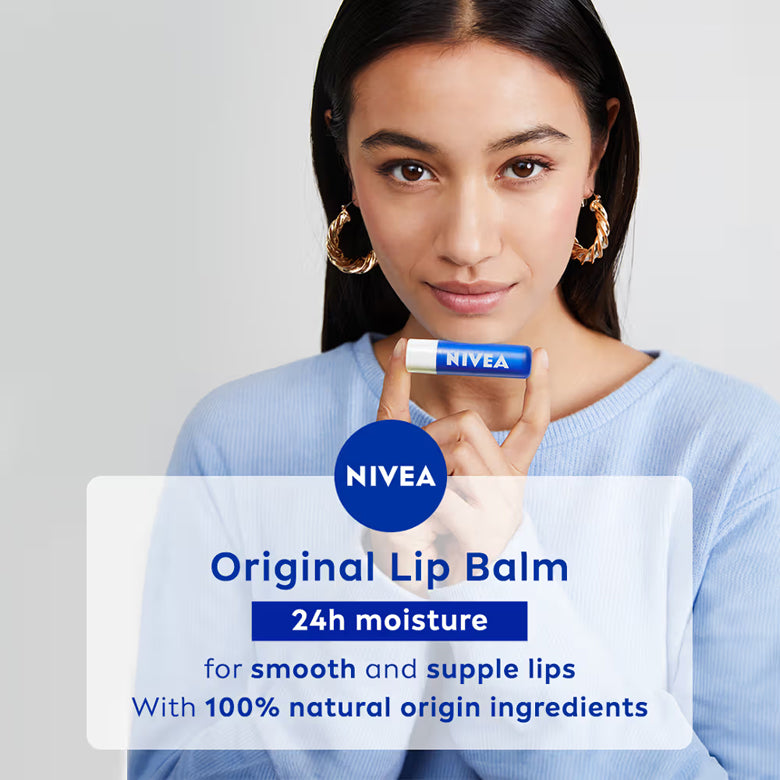 Nivea 24H Moisture Lip Care Lip Balm 4.8G