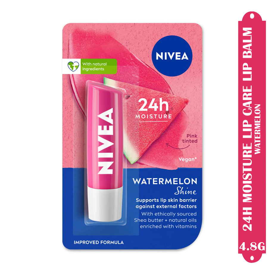 Nivea 24H Moisture Lip Care Lip Balm 4.8G