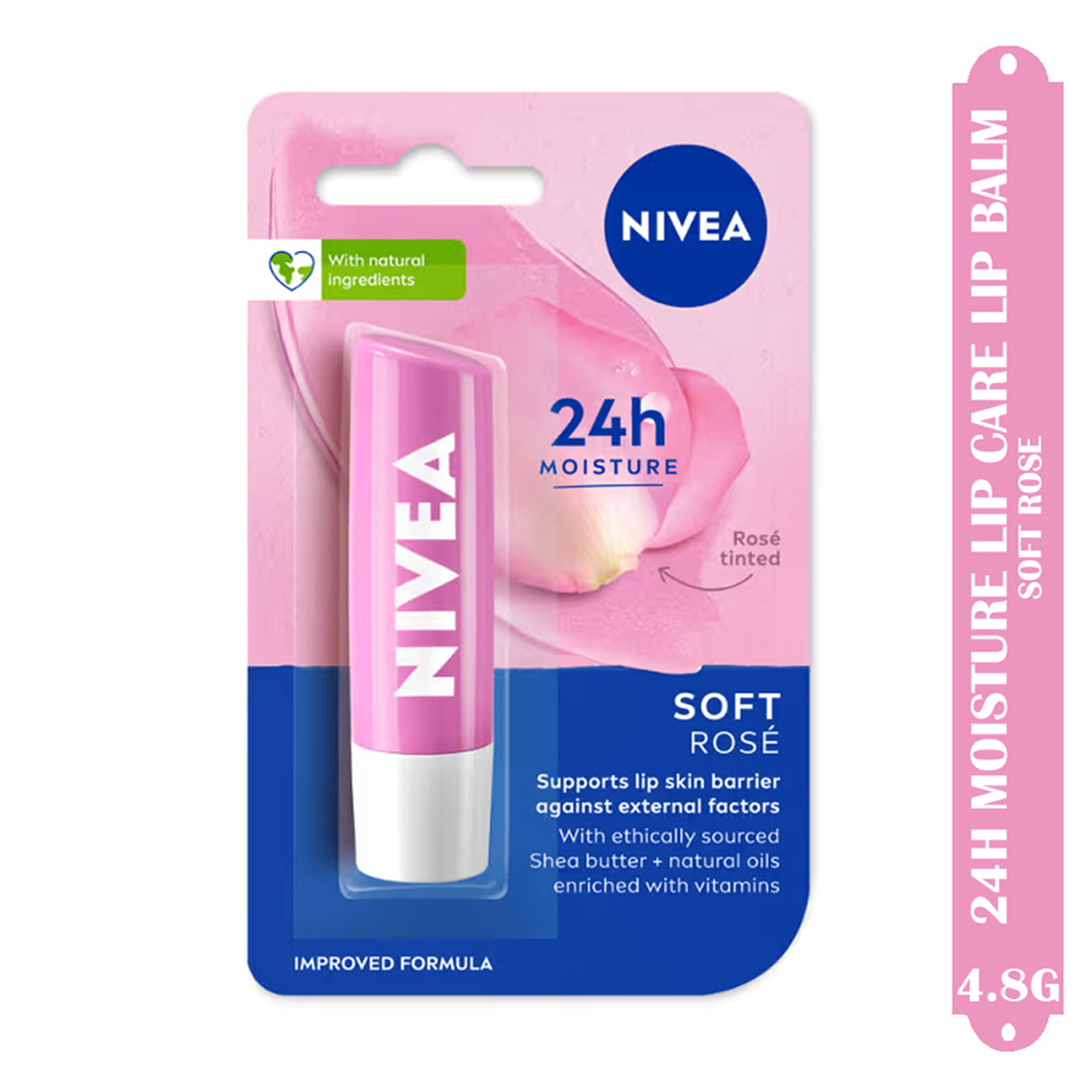 Nivea 24H Moisture Lip Care Lip Balm 4.8G