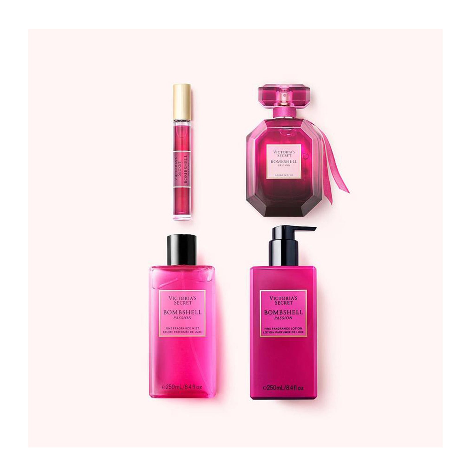 Victorias Secret Fine Fragrance Mist Brume Parfumme De Luxe 250Ml Bombshell Passion