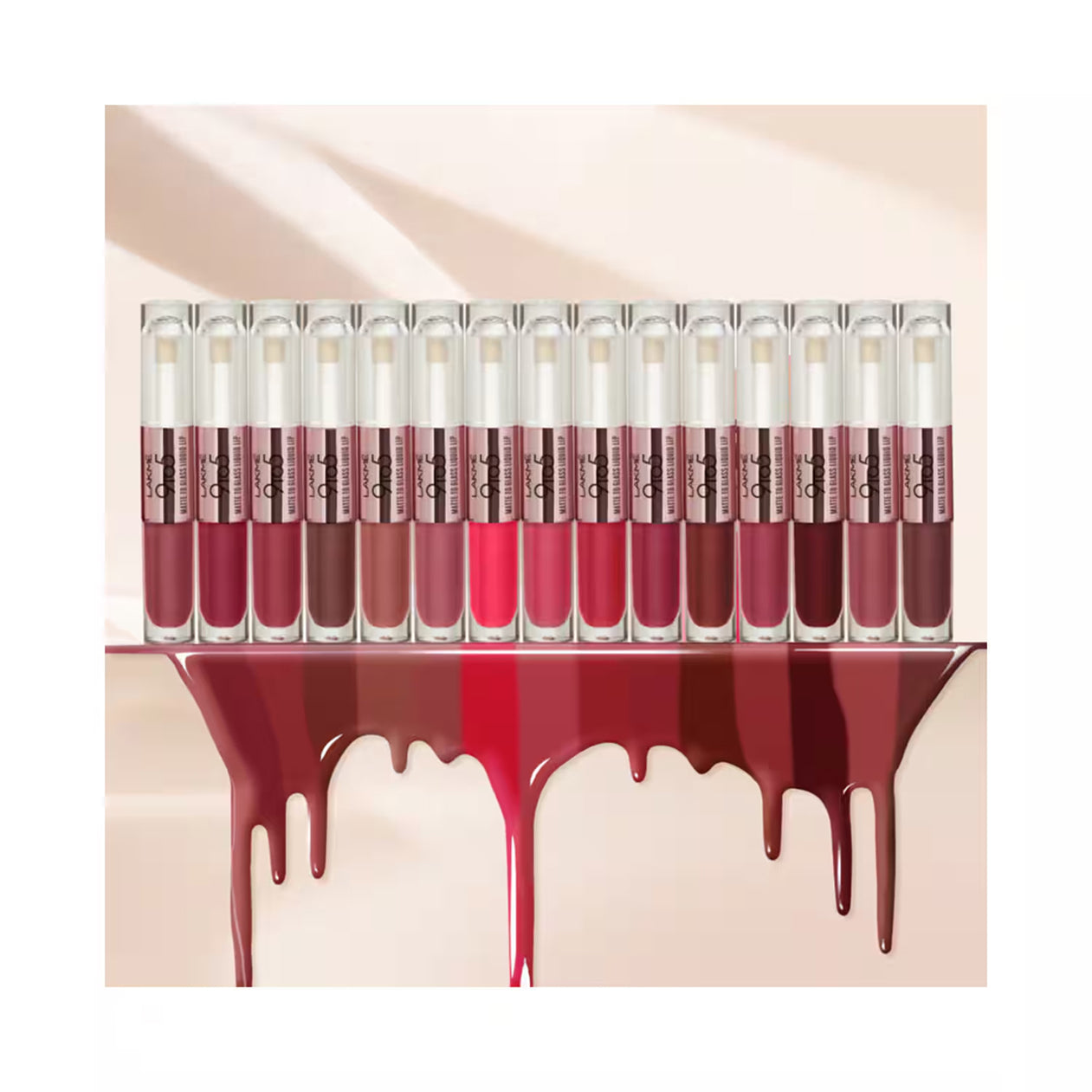 Lakme 9 To 5 Glass To Matte Liquid Lipstick 7Ml