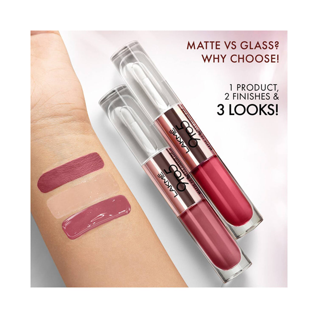 Lakme 9 To 5 Glass To Matte Liquid Lipstick 7Ml