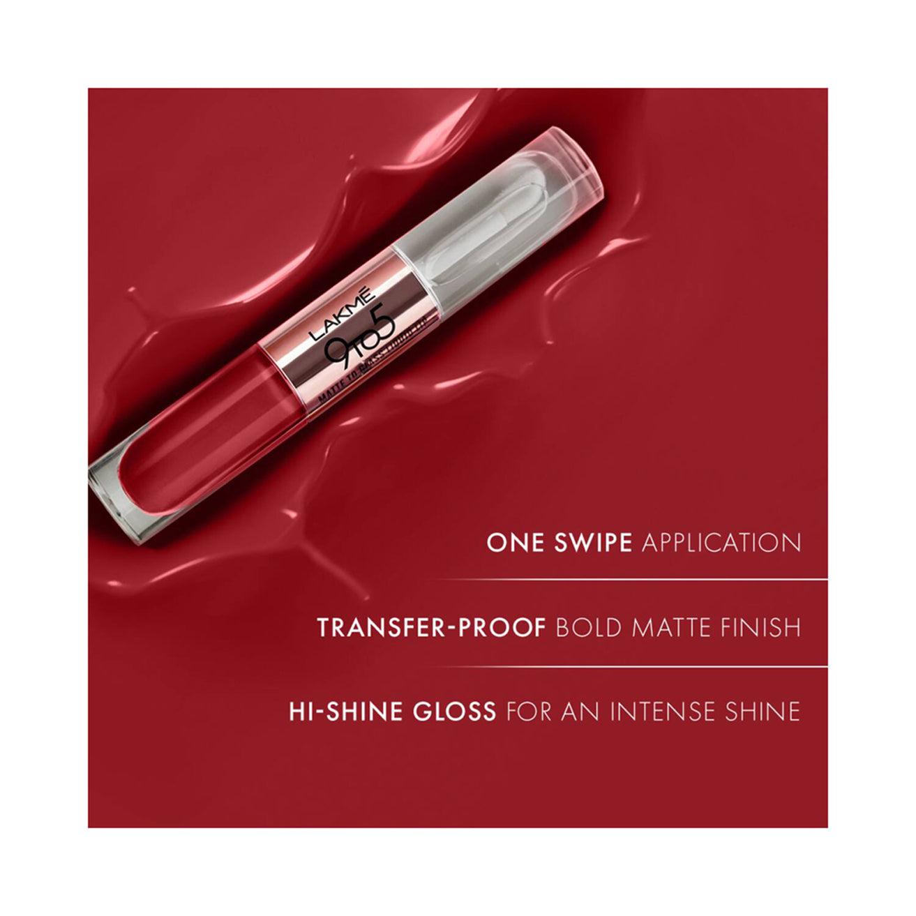 Lakme 9 To 5 Glass To Matte Liquid Lipstick 7Ml