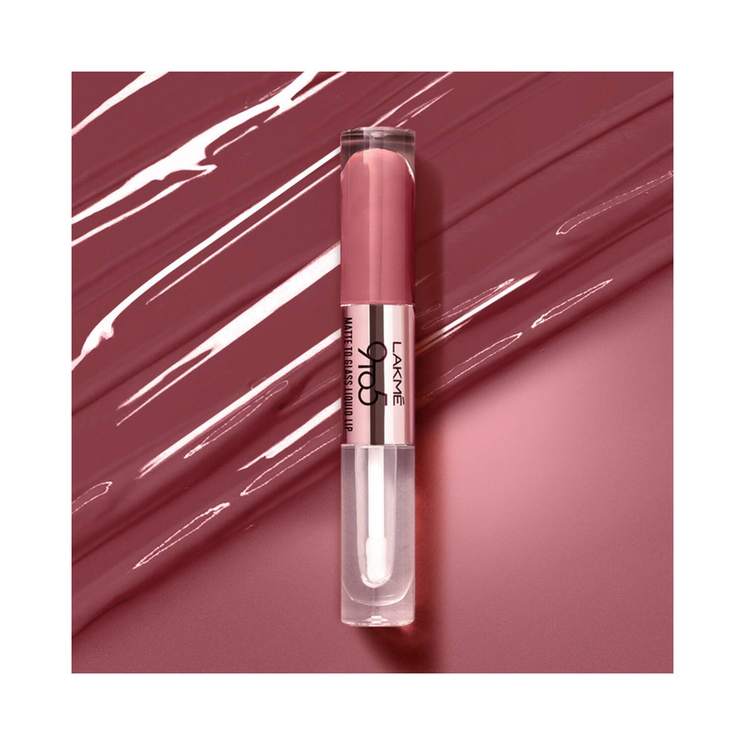 Lakme 9 To 5 Glass To Matte Liquid Lipstick 7Ml
