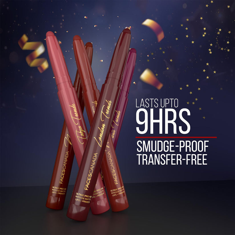 Faces Ultime Pro Hd Intense Matte Lip+Primer Lip Color 1N*1.4G