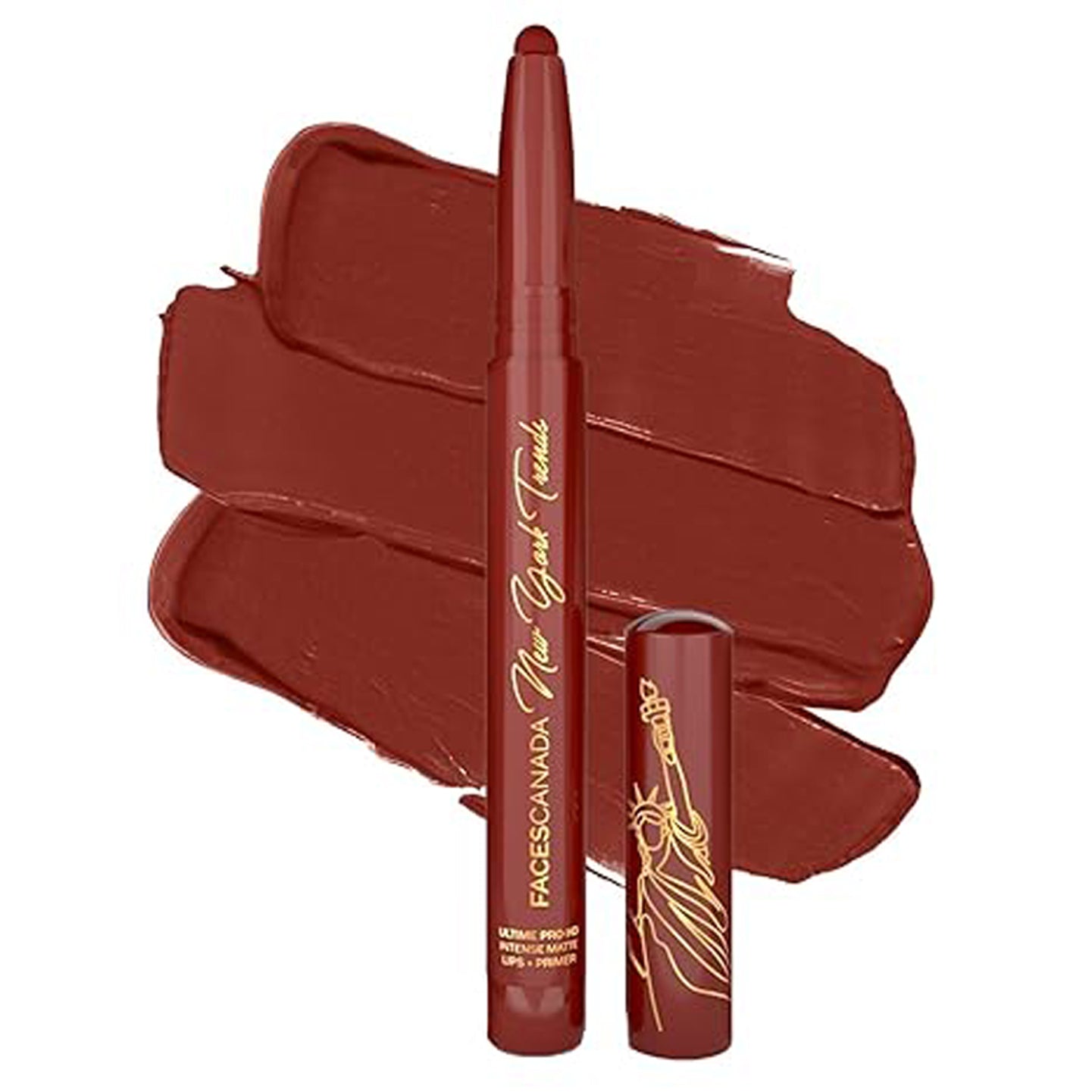 Faces Ultime Pro Hd Intense Matte Lip+Primer Lip Color 1N*1.4G