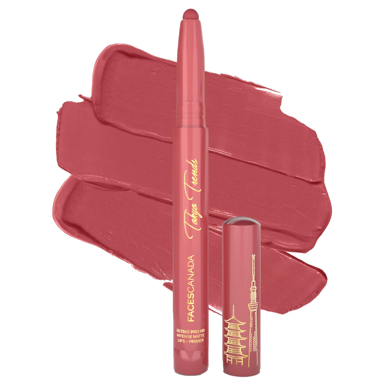 Faces Ultime Pro Hd Intense Matte Lip+Primer Lip Color 1N*1.4G