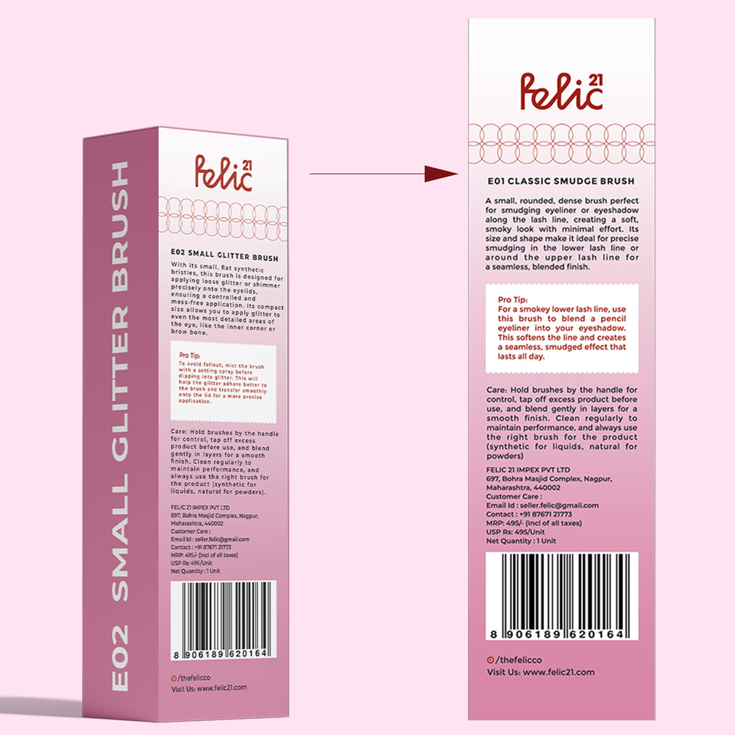 Felic 21 Eye Brush E02 Small Glitter Brush