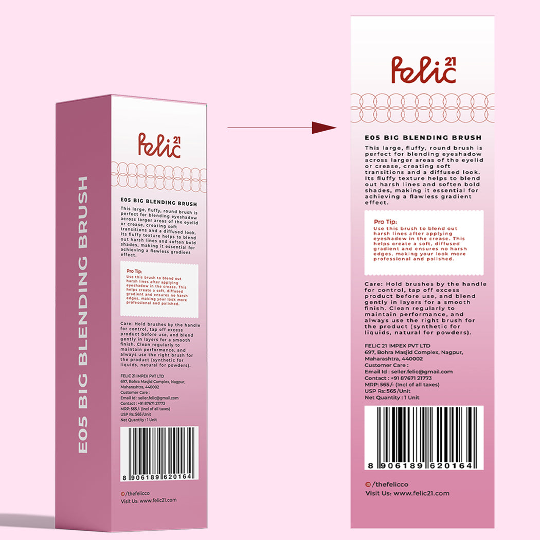 Felic 21 Eye Brush E05 Big Blending Brush
